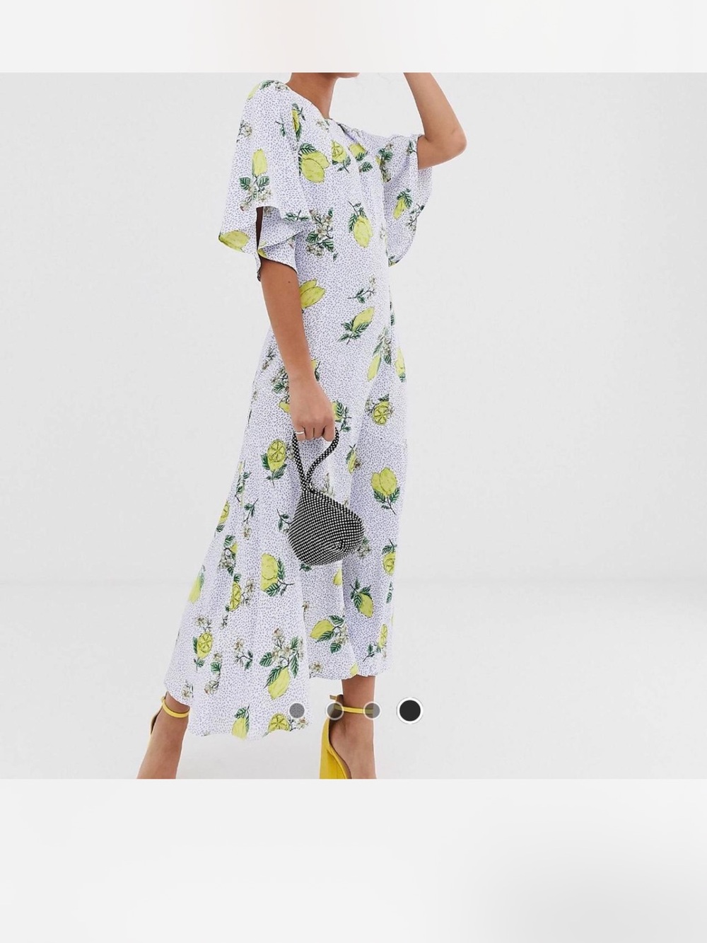 Never Fully Dressed Blue Lemons Midi Dress